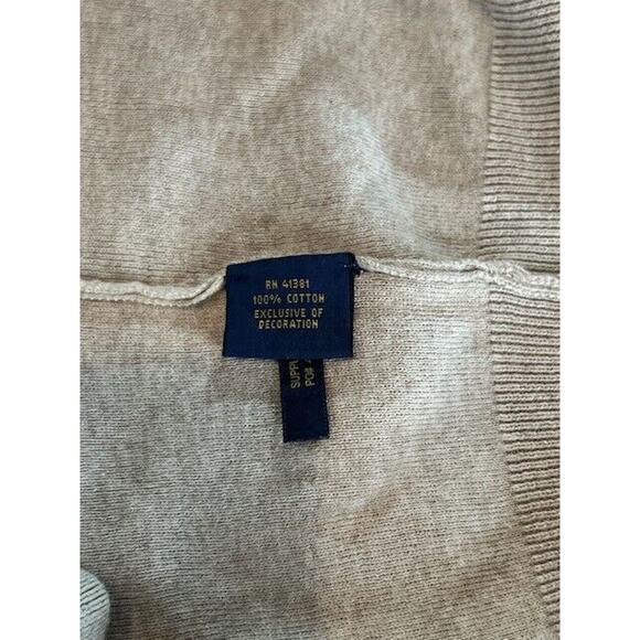 Polo Ralph Lauren Mens Sweater Vest Knit V-Neck Pima Cotton Golf Cream Size XL - Picture 4 of 7